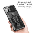 For Xiaomi Redmi Note 10 / 10S Armor Warrior Shockproof PC + TPU Protective Case(Army Green)