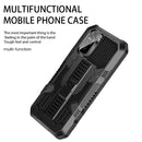 For Xiaomi Redmi Note 10 / 10S Vanguard Warrior All Inclusive Double-color Shockproof TPU + PC Protective Case with Holder(Silver White)