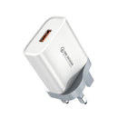 WK WP-U57 Max 18W Maxspeed QC3.0 Fast Charger + USB to Micro USB Data Cable, Plug Type:UK Plug
