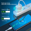 WK WP-U57 Max 18W Maxspeed QC3.0 Fast Charger + USB to Micro USB Data Cable, Plug Type:UK Plug