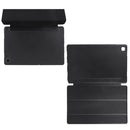 For Samsung Galaxy A7 10.4 (2020) T500 3-folding Horizontal Flip Honeycomb TPU Shockproof + PU Leather Case with Holder(Black)