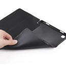For Samsung Galaxy A7 10.4 (2020) T500 3-folding Horizontal Flip Honeycomb TPU Shockproof + PU Leather Case with Holder(Black)