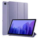 For Samsung Galaxy A7 10.4 (2020) T500 3-folding Horizontal Flip Honeycomb TPU Shockproof + PU Leather Case with Holder(Purple)