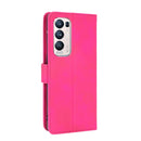 For OPPO Find X3 Neo Solid Color Skin Feel Magnetic Buckle Horizontal Flip Calf Texture PU Leather Case with Holder & Card Slots & Wallet(Rose Red)