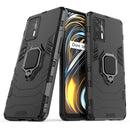 For OPPO Realme GT 5G PC + TPU Shockproof Protective Case with Magnetic Ring Holder(Black)