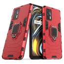 For OPPO Realme GT 5G PC + TPU Shockproof Protective Case with Magnetic Ring Holder(Red)