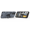 For OPPO Realme GT 5G PC + TPU Shockproof Protective Case with Magnetic Ring Holder(Navy Blue)