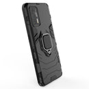 For OPPO Realme GT 5G PC + TPU Shockproof Protective Case with Magnetic Ring Holder(Red)