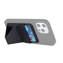 Magsafing Magnetic Folding Stand Leather Wallet Snap-On Card Holder Case Bag for iPhone 12 mini, iPhone 12, iPhone 12 Pro, iPhone 12 Pro Max(Black)
