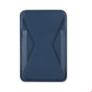Magsafing Magnetic Folding Stand Leather Wallet Snap-On Card Holder Case Bag for iPhone 12 mini, iPhone 12, iPhone 12 Pro, iPhone 12 Pro Max(Dark Blue)