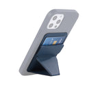 Magsafing Magnetic Folding Stand Leather Wallet Snap-On Card Holder Case Bag for iPhone 12 mini, iPhone 12, iPhone 12 Pro, iPhone 12 Pro Max(Dark Blue)