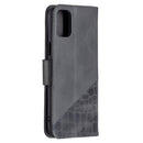 For LG K42 Matching Color Crocodile Texture Horizontal Flip PU Leather Case with Wallet & Holder & Card Slots(Black)