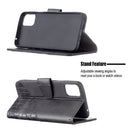 For LG K42 Matching Color Crocodile Texture Horizontal Flip PU Leather Case with Wallet & Holder & Card Slots(Black)