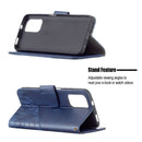For Xiaomi Redmi Note 10 4G /Note 10s Matching Color Crocodile Texture Horizontal Flip PU Leather Case with Wallet & Holder & Card Slots(Blue)