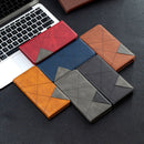 For Samsung Galaxy A32 4G Rhombus Texture Horizontal Flip Magnetic Leather Case with Holder & Card Slots(Brown)