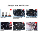 F2 9005 / HB3 / H10 2 PCS DC9-36V / 25W / 6000K / 2500LM IP68 Waterproof Car LED Headlight(Cold White Light)