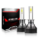 F2 H1 2 PCS DC9-36V / 25W / 6000K / 2500LM IP68 Waterproof Car LED Headlight(Cold White Light)
