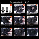 F2 H7 2 PCS DC9-36V / 25W / 6000K / 2500LM IP68 Waterproof Car LED Headlight(Cold White Light)