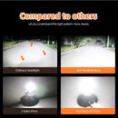 M6 H8 / H9 / H11 2 PCS DC9-36V / 25W / 6000K / 2500LM IP68 Waterproof Car LED Headlight(Cold White Light)