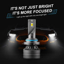 P1 HB4 / 9006 2 PCS DC9-36V / 30W / 6000K / 10000LM IP68 Waterproof Car LED Headlight(Cold White Light)