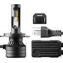 P1 H4 2 PCS DC9-36V / 30W / 6000K / 10000LM IP68 Waterproof Car LED Headlight(Cold White Light)