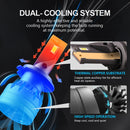 P1 H7 2 PCS DC9-36V / 30W / 6000K / 10000LM IP68 Waterproof Car LED Headlight(Cold White Light)