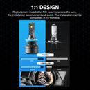 P1 H11 2 PCS DC9-36V / 30W / 6000K / 10000LM IP68 Waterproof Car LED Headlight(Cold White Light)