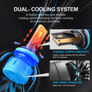 P1 H11 2 PCS DC9-36V / 30W / 6000K / 10000LM IP68 Waterproof Car LED Headlight(Cold White Light)