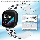 For Fitbit Versa 3 Printing Watch Band, Size: S (B)