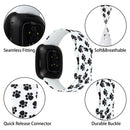For Fitbit Versa 3 Printing Watch Band, Size: S (B)