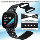 For Fitbit Versa 3 Printing Watch Band, Size: S (G)