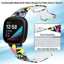 For Fitbit Versa 3 Printing Watch Band, Size: S (I)