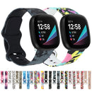 For Fitbit Versa 3 Printing Watch Band, Size: S (I)
