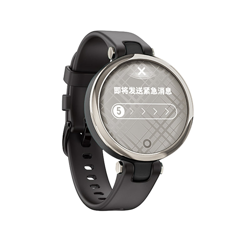 For Garmin Lily Silicone Watch Band(Black)
