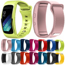 For Samsung Gear Fit2 Pro Silicone Watch Band, Size:S(Purple)