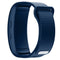 For Samsung Gear Fit2 Pro Silicone Watch Band, Size:L(Midnight Blue)