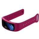 For Samsung Gear Fit2 Pro Silicone Watch Band, Size:L(Purple)