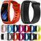For Samsung Gear Fit2 Pro Silicone Watch Band, Size:L(Midnight Blue)