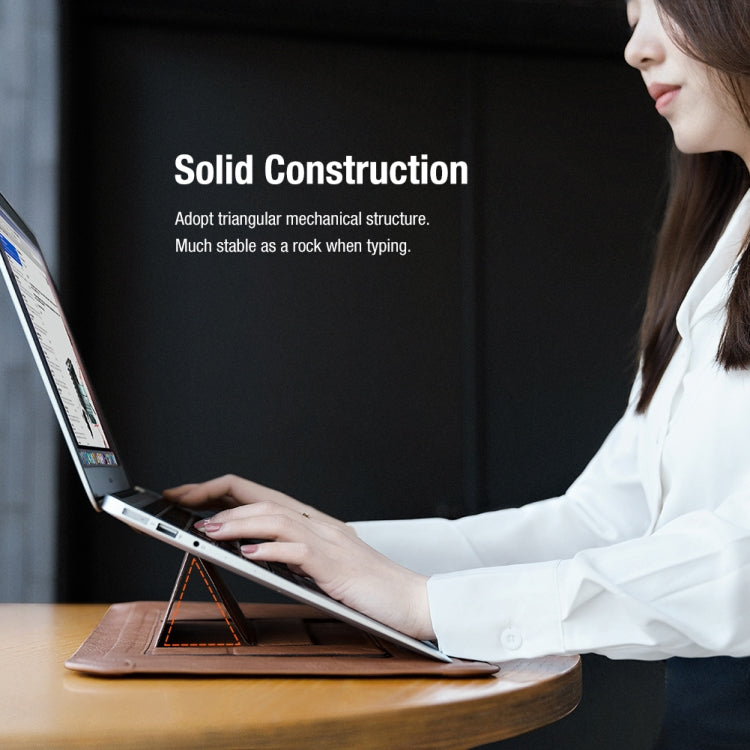 NILLKIN Water Wave Texture Versatile Laptop Sleeve For 14.0 inch and Below(Black)