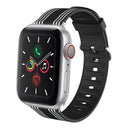 Silicone Replaceable Watch Band For Apple Watch Series 7 45mm / 6 & SE & 5 & 4 44mm / 3 & 2 & 1 42mm(1)