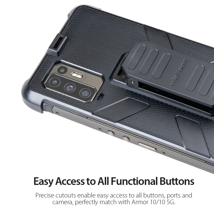 For Ulefone Armor 10 5G Multifunctional TPU + PC Protective Case with Back Clip & Carabiner