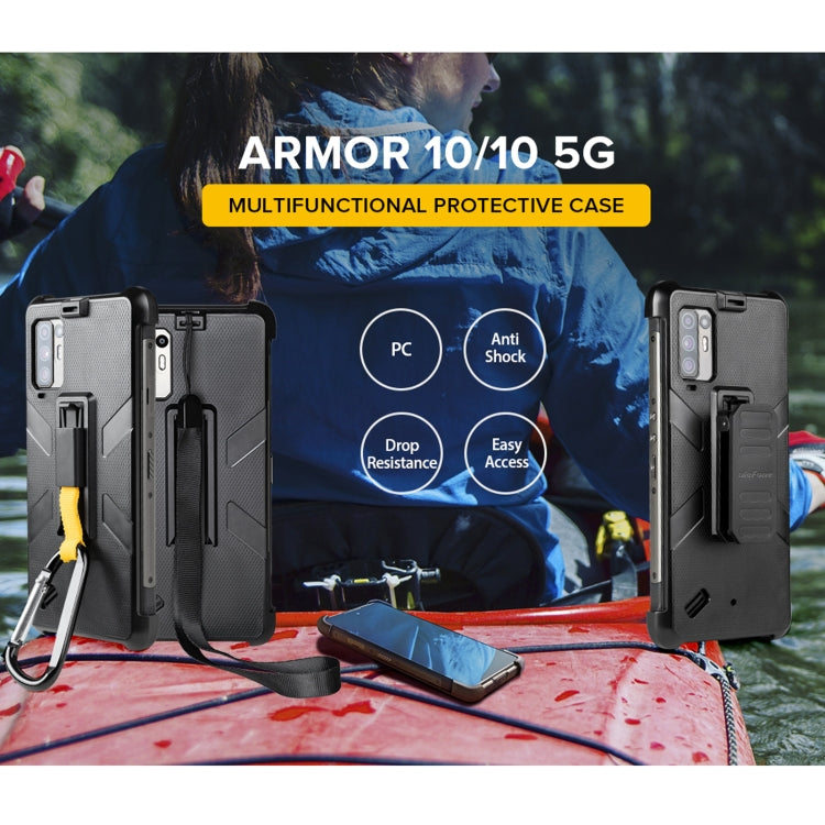 For Ulefone Armor 10 5G Multifunctional TPU + PC Protective Case with Back Clip & Carabiner