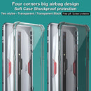 For Nubia Red Magic 6 / 6 Pro IMAK All-inclusive Shockproof Airbag TPU Case with Screen Protector(Transparent)
