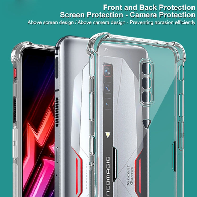 For Nubia Red Magic 6 / 6 Pro IMAK All-inclusive Shockproof Airbag TPU Case with Screen Protector(Transparent)