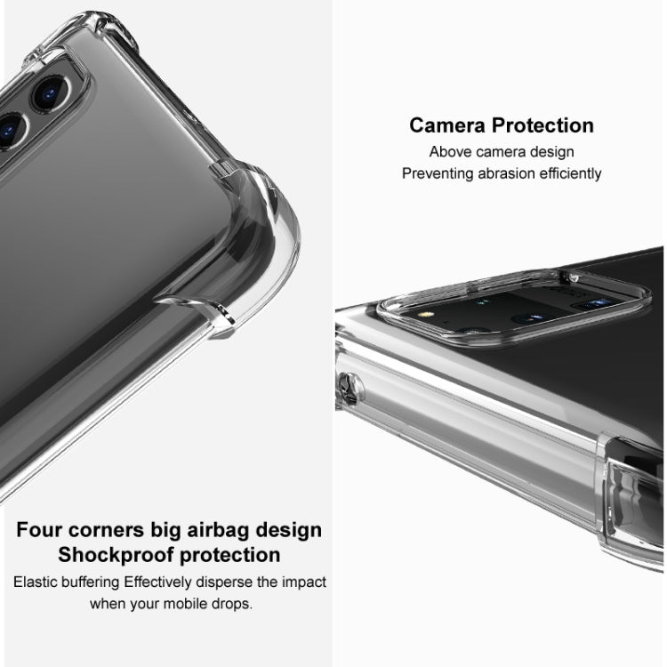 For Nubia Red Magic 6 / 6 Pro IMAK All-inclusive Shockproof Airbag TPU Case with Screen Protector(Transparent)