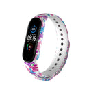 For Xiaomi Mi Band 6 (CA8856) Colored Drawing Silicone Watch Band(Butterflies)