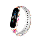 For Xiaomi Mi Band 6 (CA8856) Colored Drawing Silicone Watch Band(Autumn Leaves)