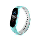For Xiaomi Mi Band 6 (CA8856) Colored Drawing Silicone Watch Band(Flamingo)
