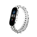 For Xiaomi Mi Band 6 (CA8856) Colored Drawing Silicone Watch Band(Footprint)