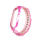 For Xiaomi Mi Band 6 (CA8856) Colored Drawing Silicone Watch Band(Camouflage Pink)